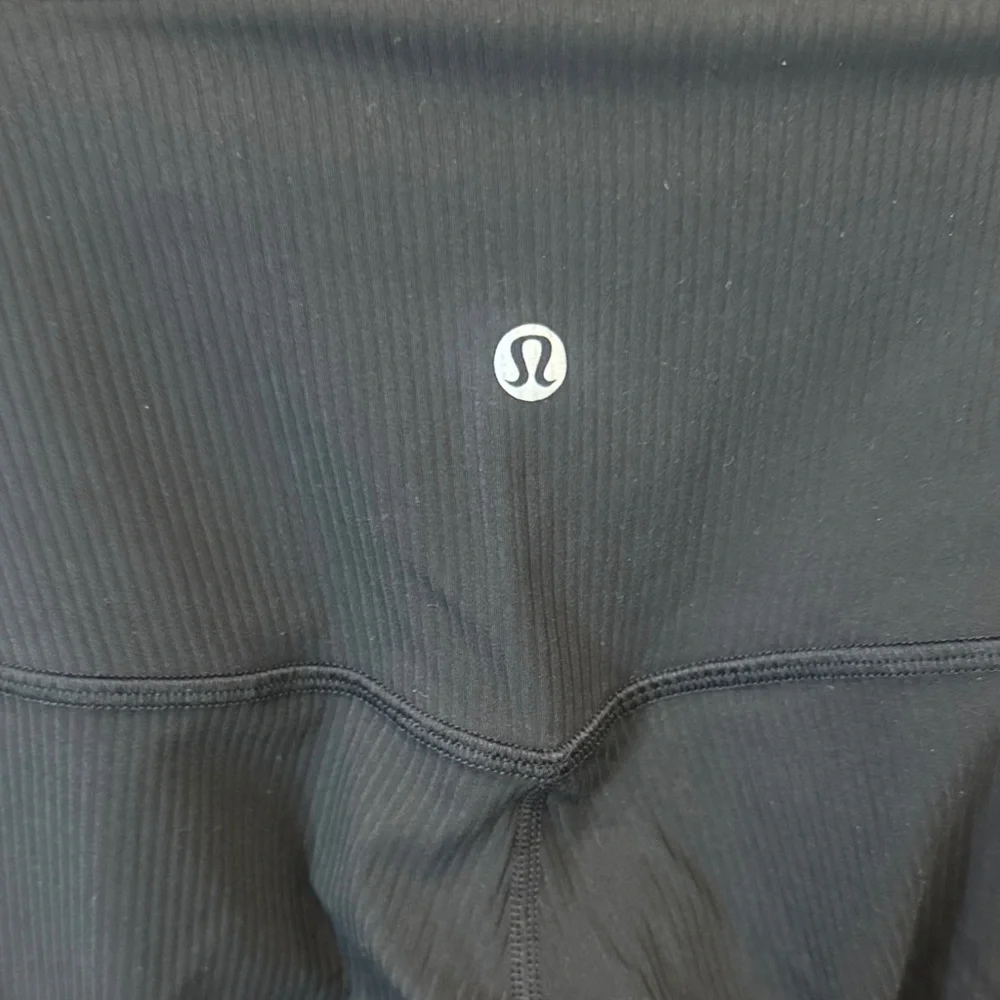 Lululemon Black High-Waisted Leggings - Picture 2 of 2